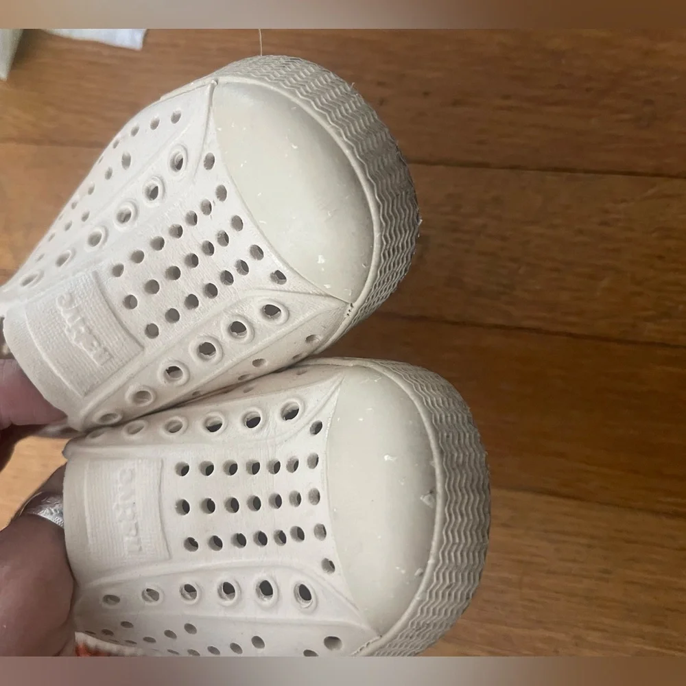 Native Kids White Shoes
